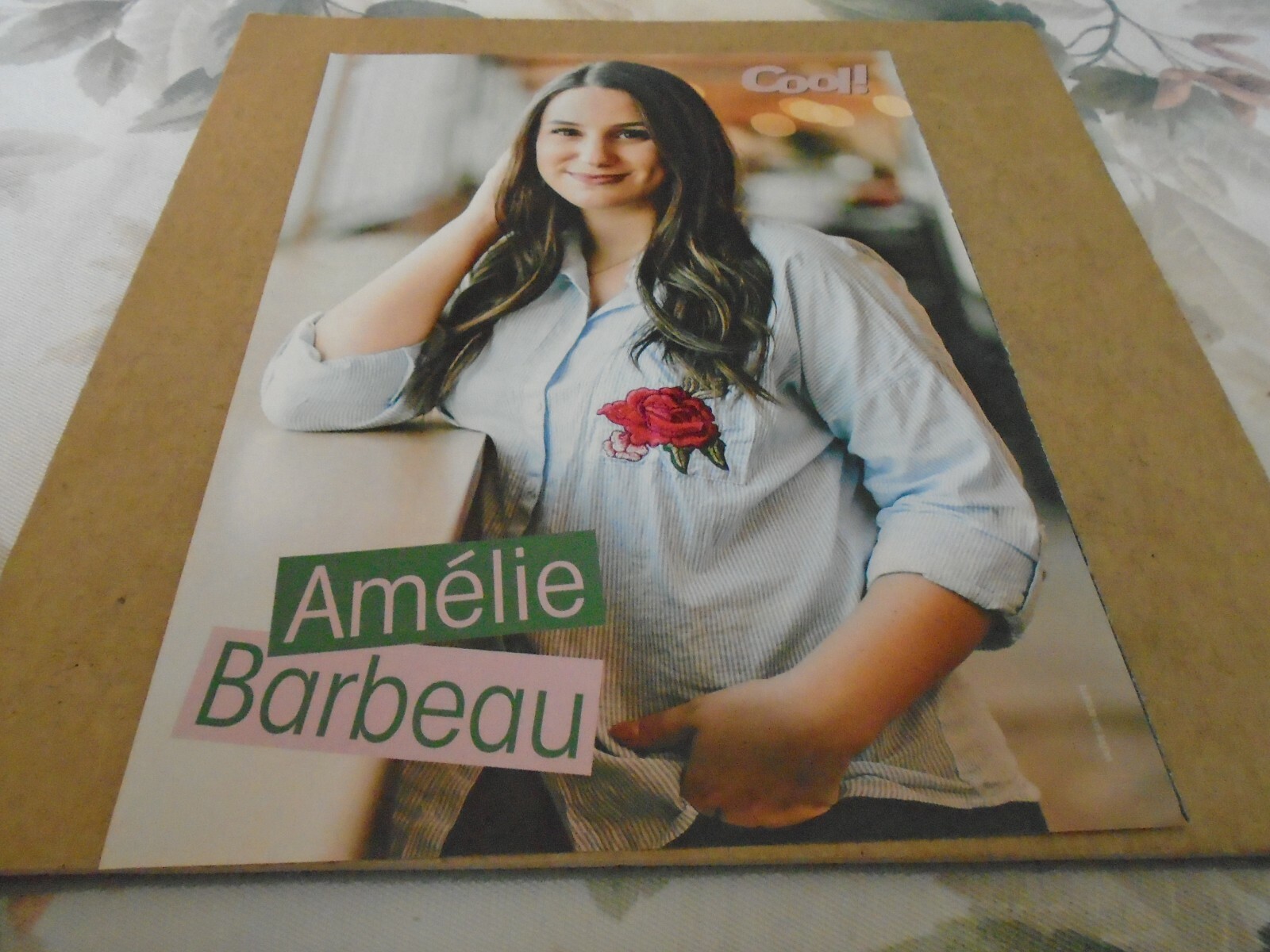 CATHERINE FRANCOEUR OR AMELIE BARBEAU POSTER COLOR 8 BY 11 inches