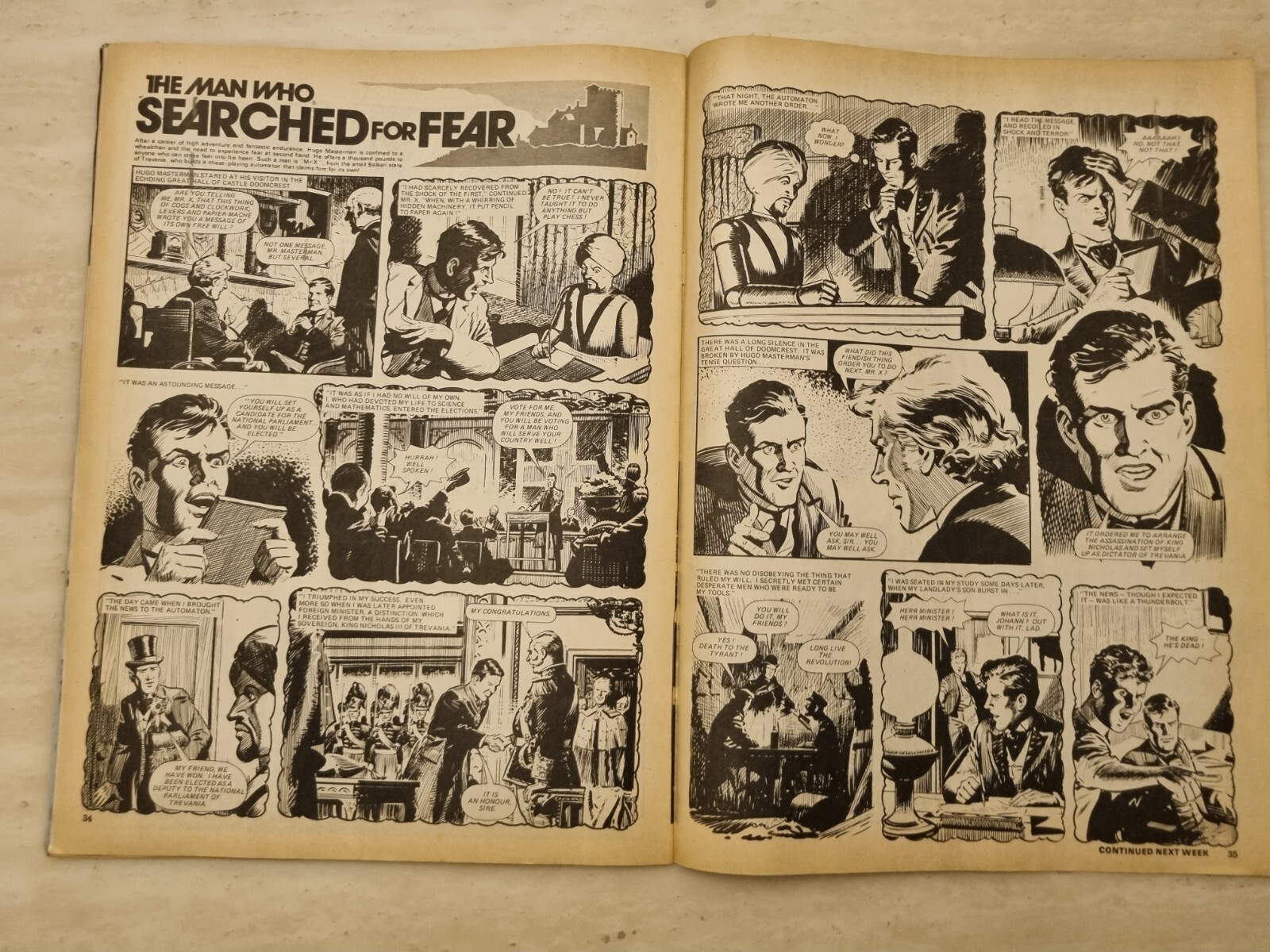 Look and Learn Magazine No. 629, 2nd February 1974 – The None eyed Pilot who