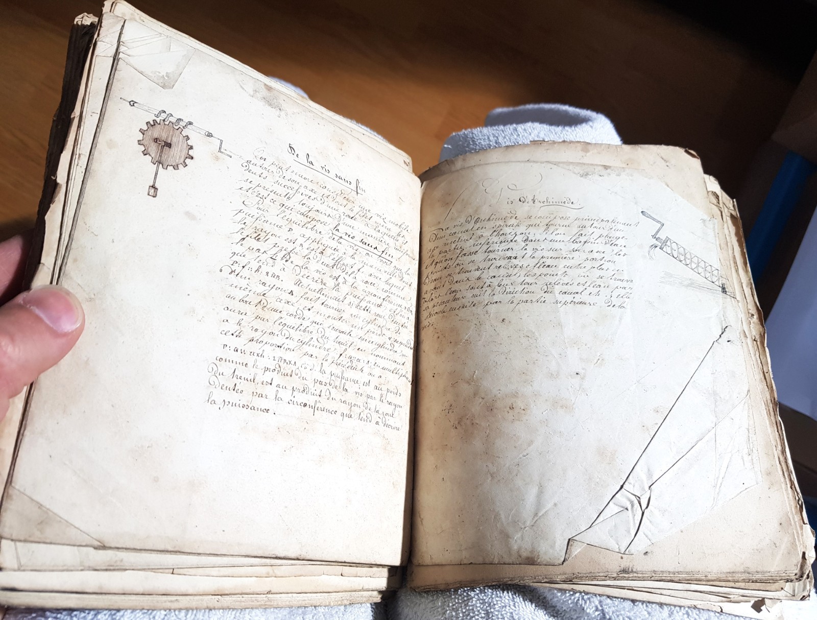 Important 19th Century Physics Chemistry Manuscript Set, Many Diagrams