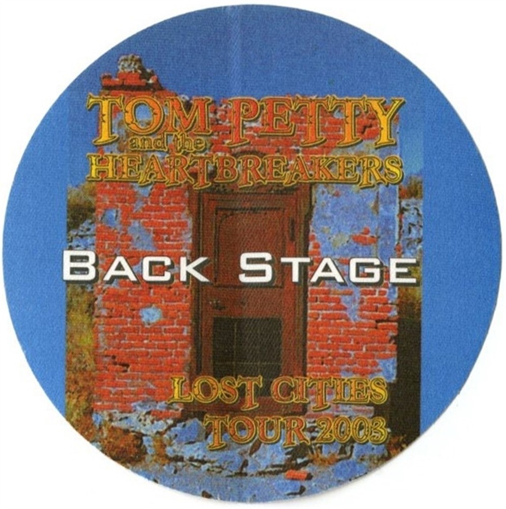 Tom Petty & the Heartbreakers 2003 Lost Cities concert tour AA Backstage Pass