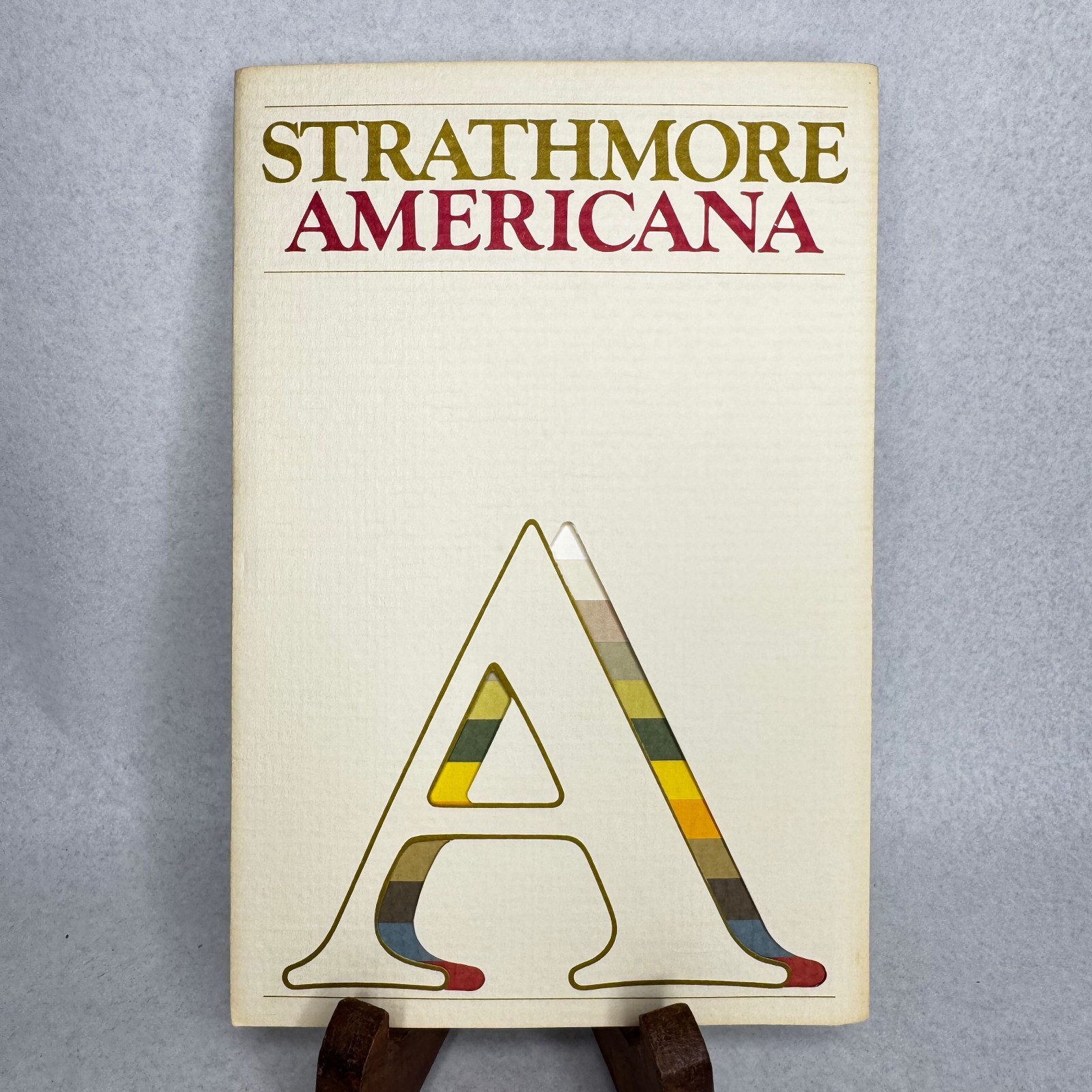 c.1974 Strathmore Americana Paper Swatch Book Felt-Marked Color Samples