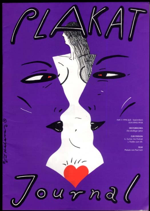 PLAKAT poster JOURNAL Q3 1996 1930s Poland; Jochen Fiedler Gielijn Escher