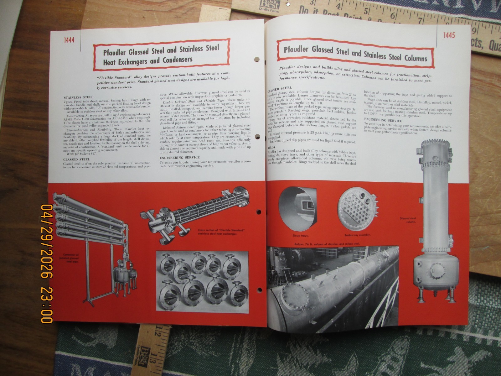Buyers Guide to PFAUDLER equipment and services brochure 1953