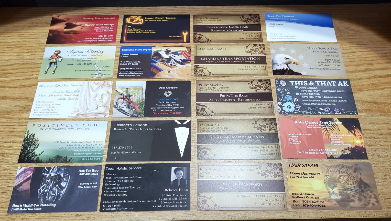 🔥 LOT of 100 MISC. Related BUSINESS CARDS for BUSINESS CARD COLLECTION L1