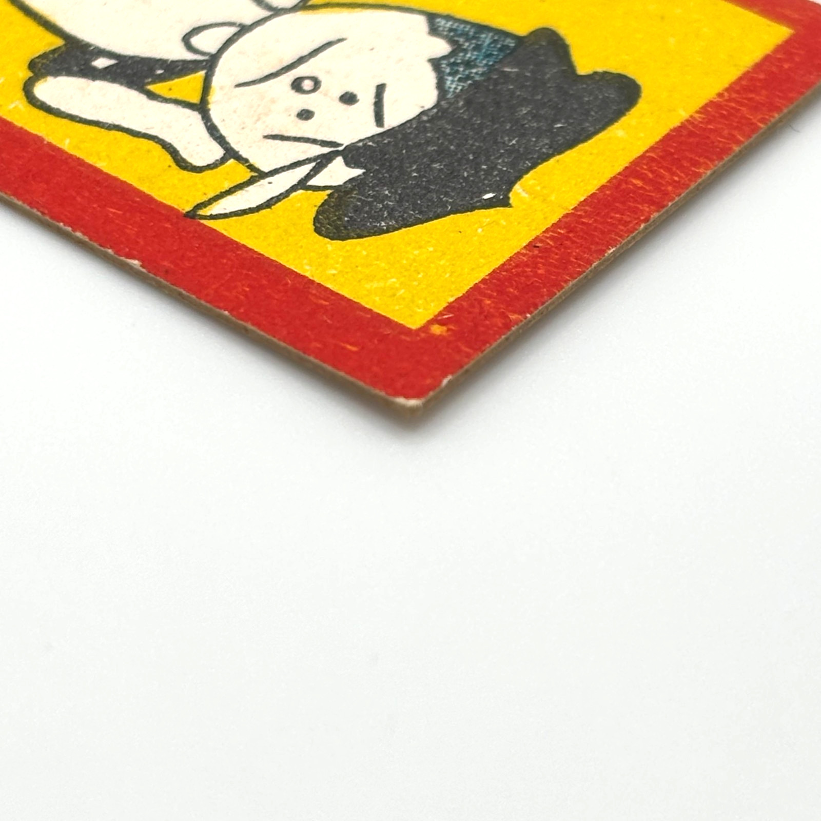 Vintage Japanese Menko Point Card Early Showa Era Original Illustration Paper