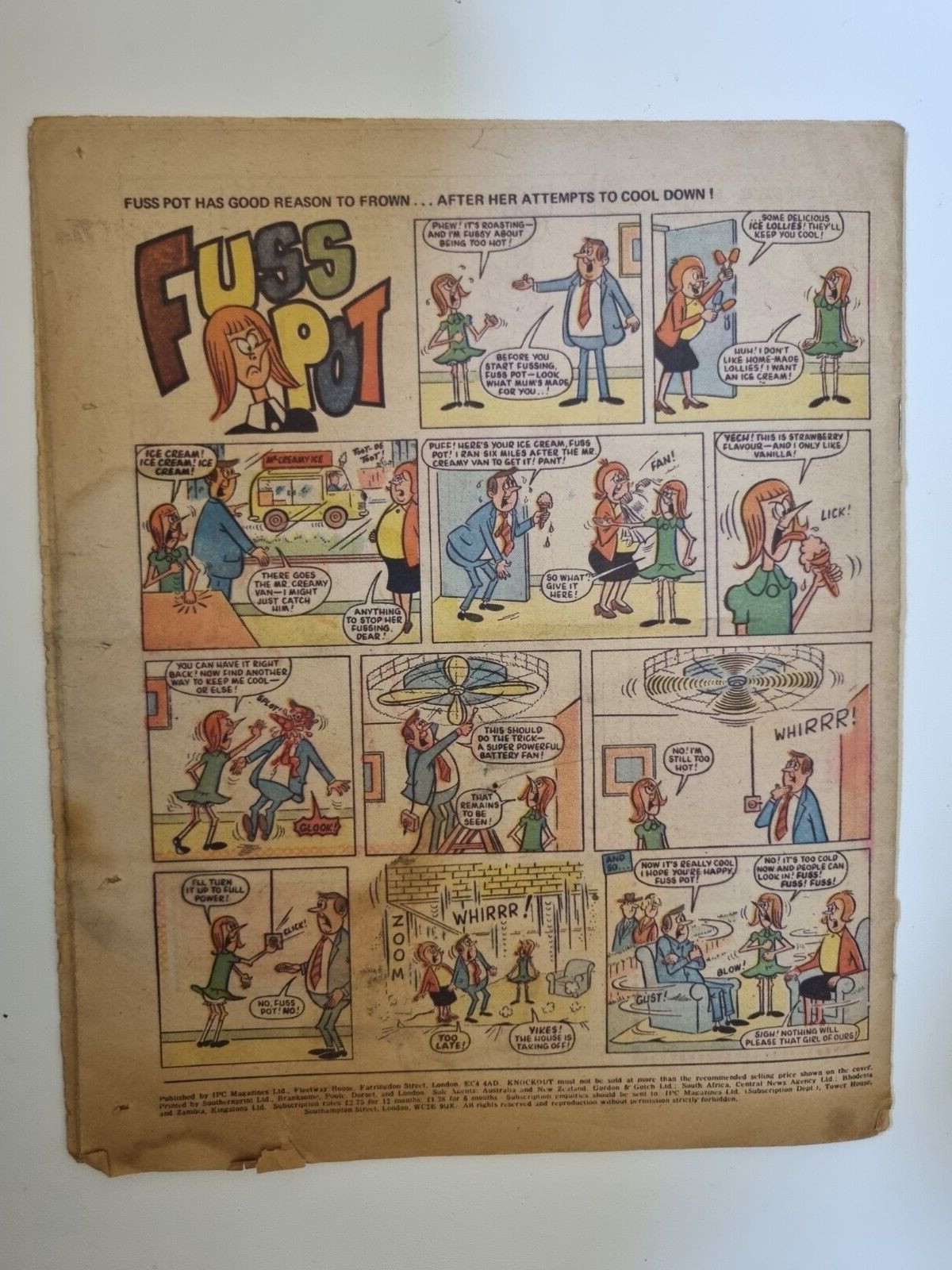 Knockout Comic IPC Magazines British Weekly Comic 26th May 1973