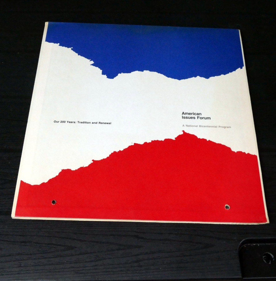 American Issues Forum-National Bicentennial Program Revolution 1776-1976 Booklet
