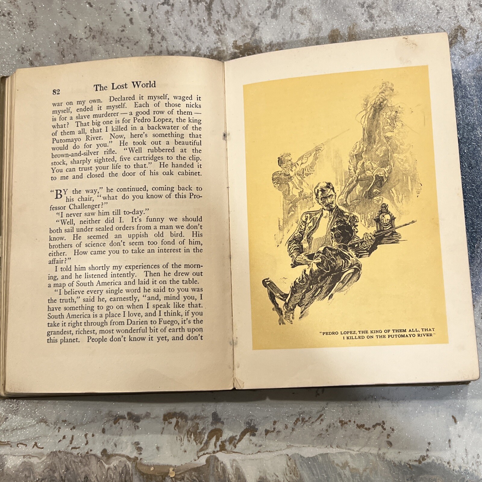 The Lost World by Sir Arthur Conan Doyle George H Doran First American Edition