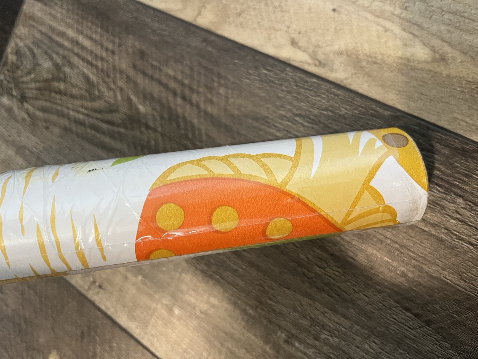 Vintage 1970s Mushroom Contact Paper
