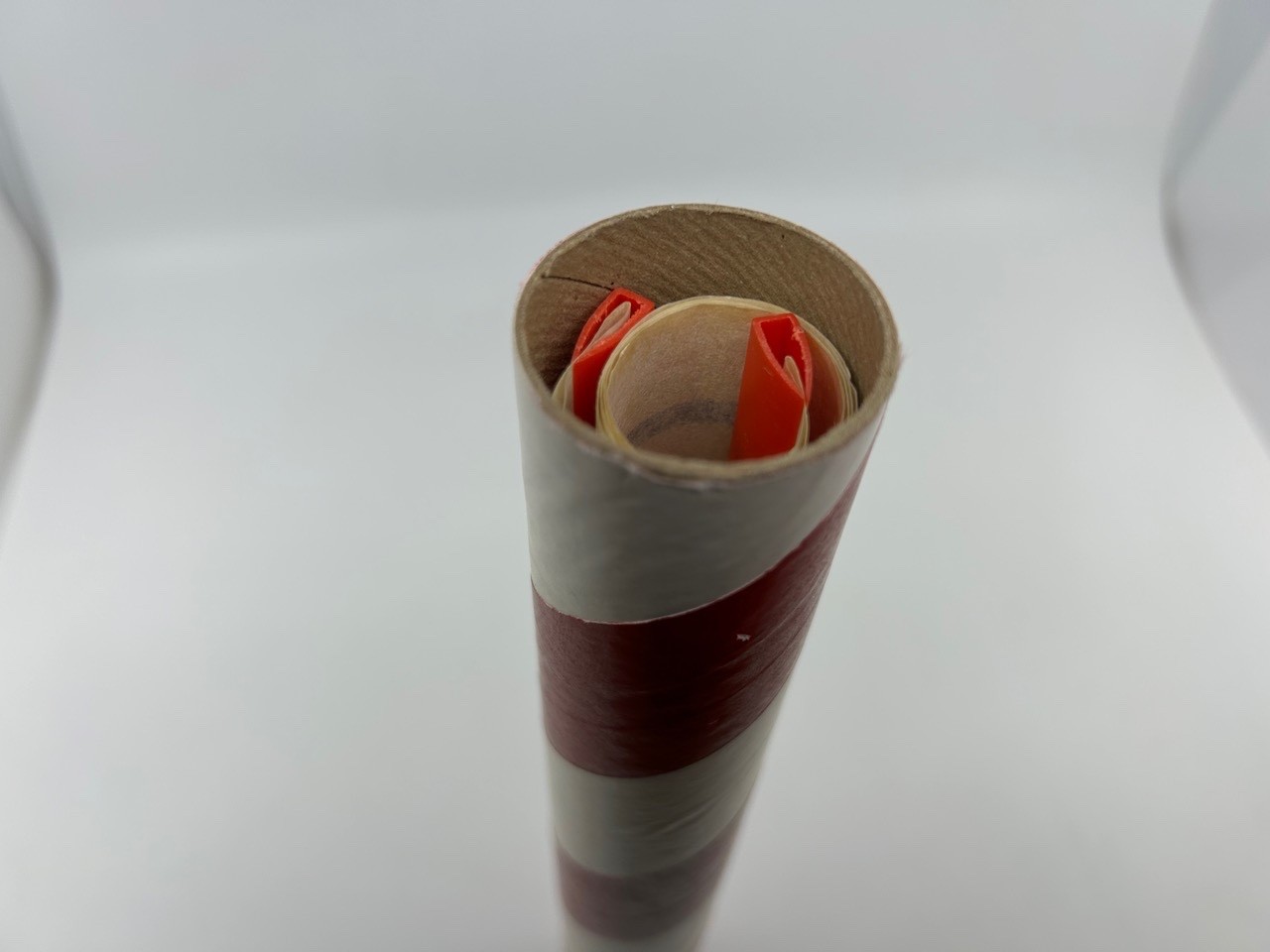 Vintage Pledge of Allegiance Scroll with Red, White, & Blue Storage Tube