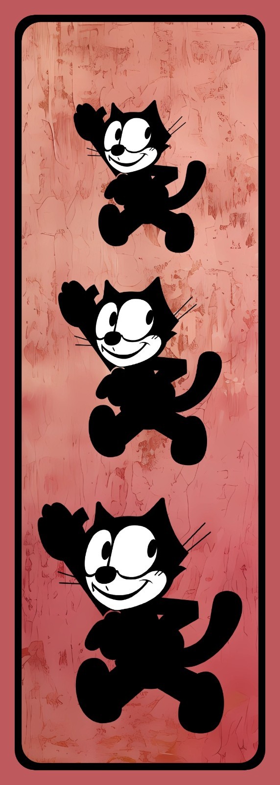 FELIX THE CAT Cartoon Cat Image – Laminated Bookmark