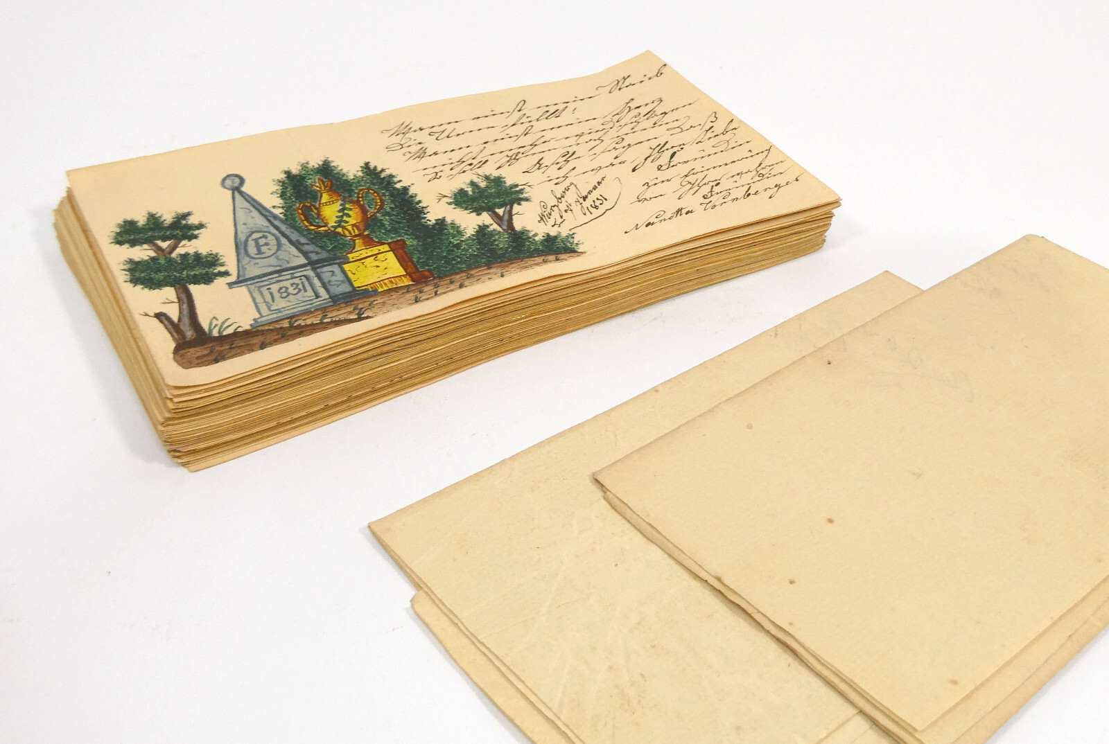 Empire Biedermeier Poetry Album 1830s