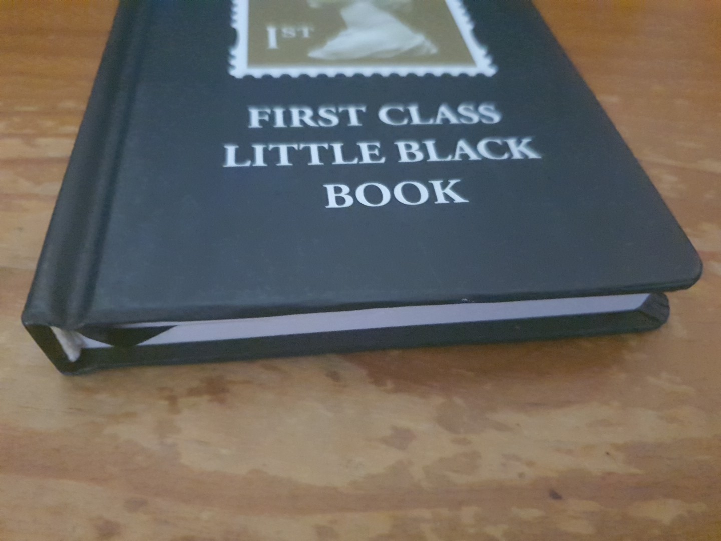 Novelty Gift First Class Little Black Book Notebook A6 Lined – Queen – Like New