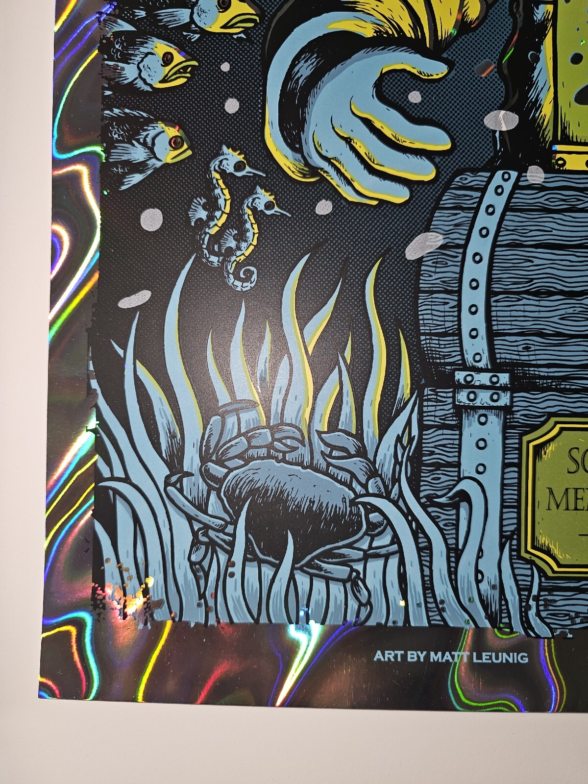 Widespread Panic Leunig 4/20 Chattanooga LAVA FOIL Variant Poster Signed Print