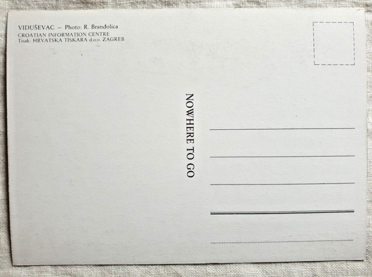 Postcard New Year Greetings from Croatia 1992 Croatian War of Independence