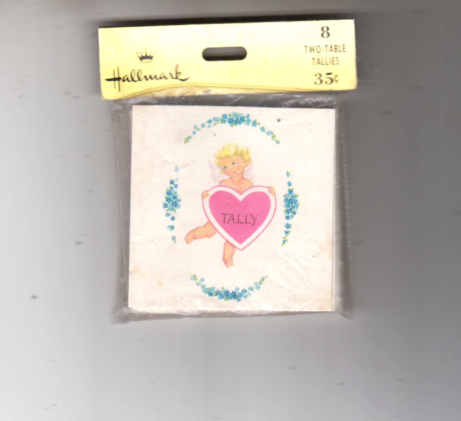 Hallmark Tally Tallies Valentine Sealed Package of 8 Two Table Bridge