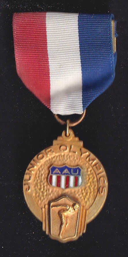AAU Junior Olympics 1st place medal 200yd freestyle relay 1965 boys 11-12