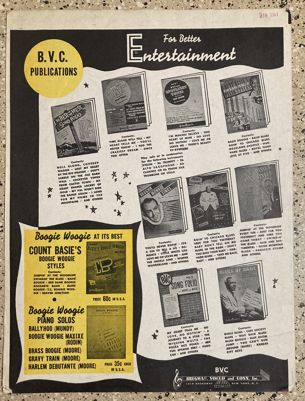VINTAGE PIANO SHEET MUSIC 1945 THE MORE I SEE YOU BETTY GRABLE DICK HAYMES