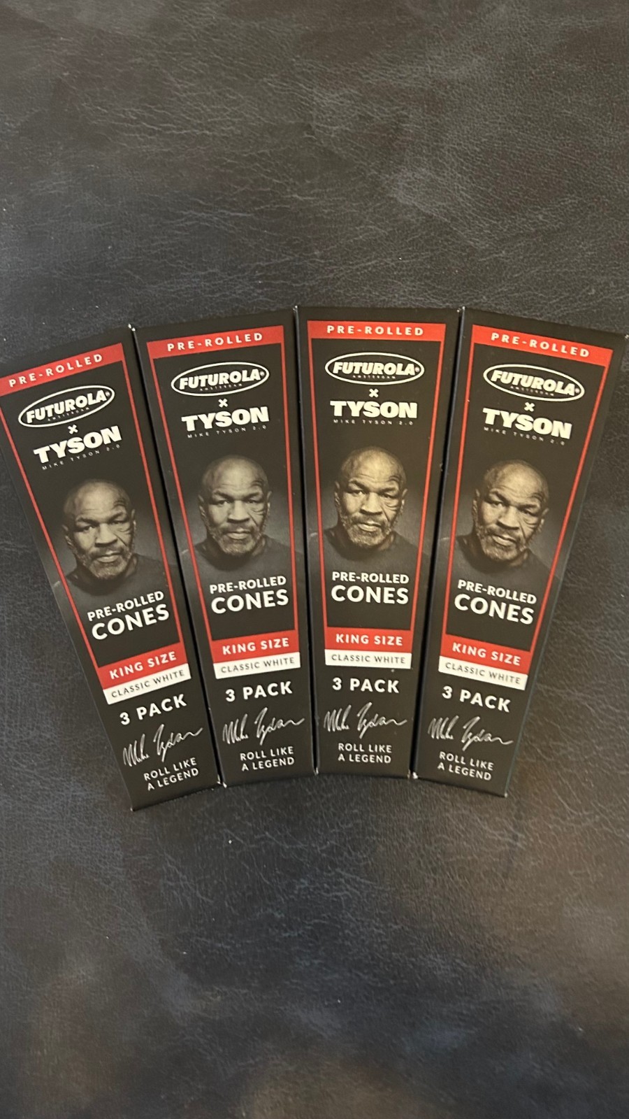 FUTUROLA X TYSON PRE-ROLLED CONES 3-PACK | Lot of 4