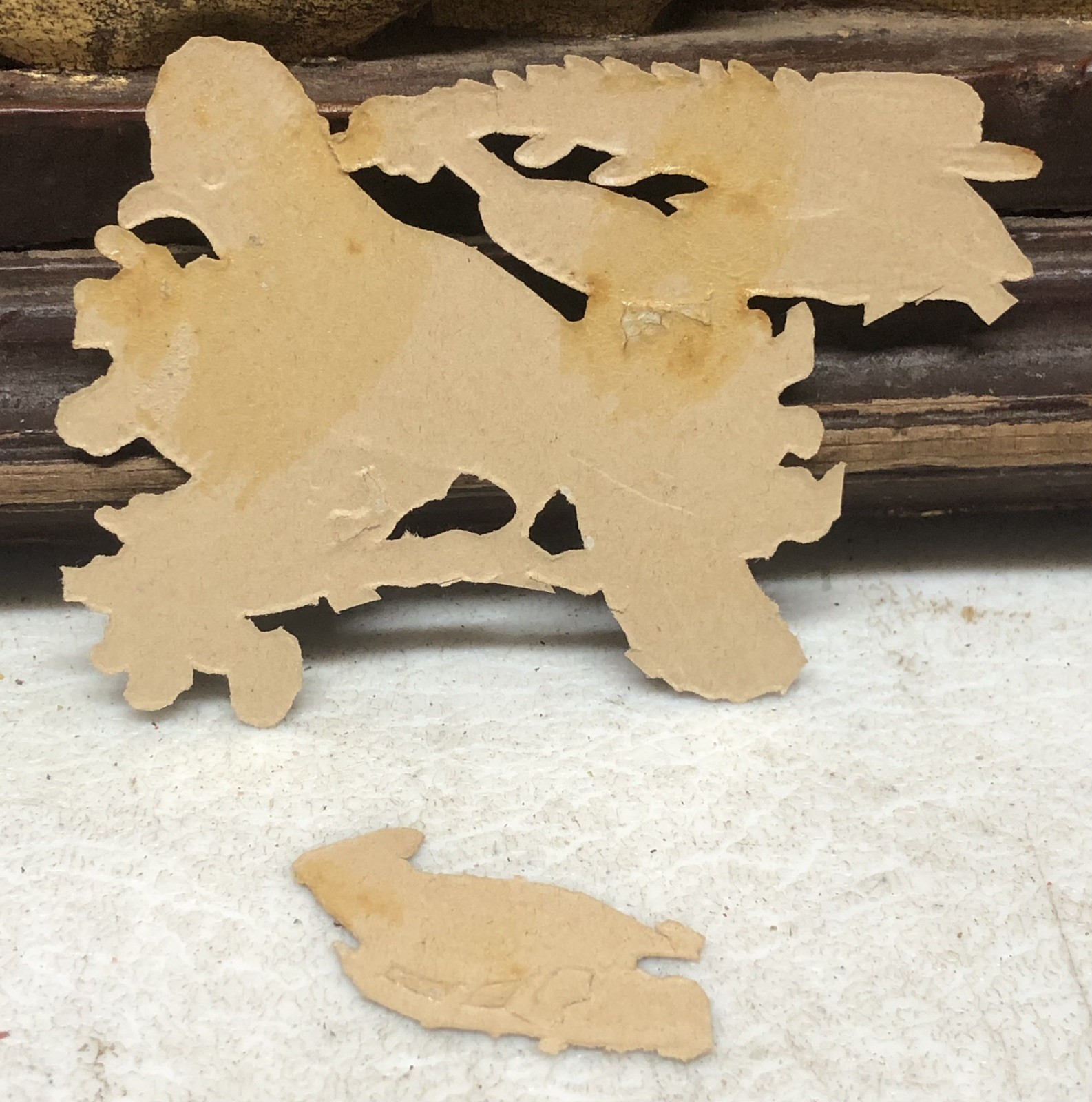 Birds of Africa + Fish Die Cut Scrap by Raphael Tuck & Sons Africa #896 L10