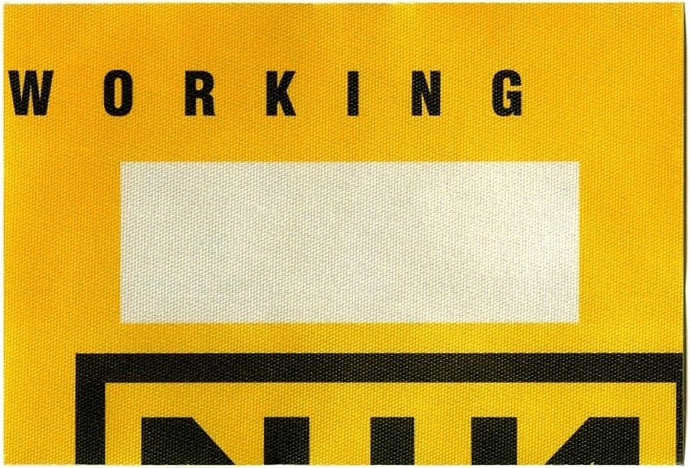 Nine Inch Nails 2000 The Fragile concert tour Working Crew Backstage Pass