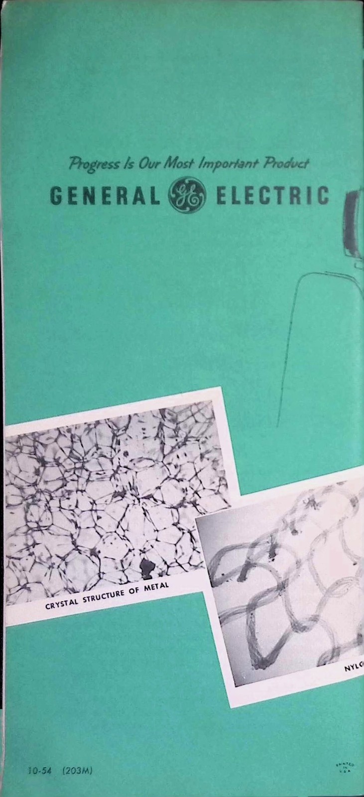1954 GE News Digest X-Ray Microscope General Electric Nov Dec