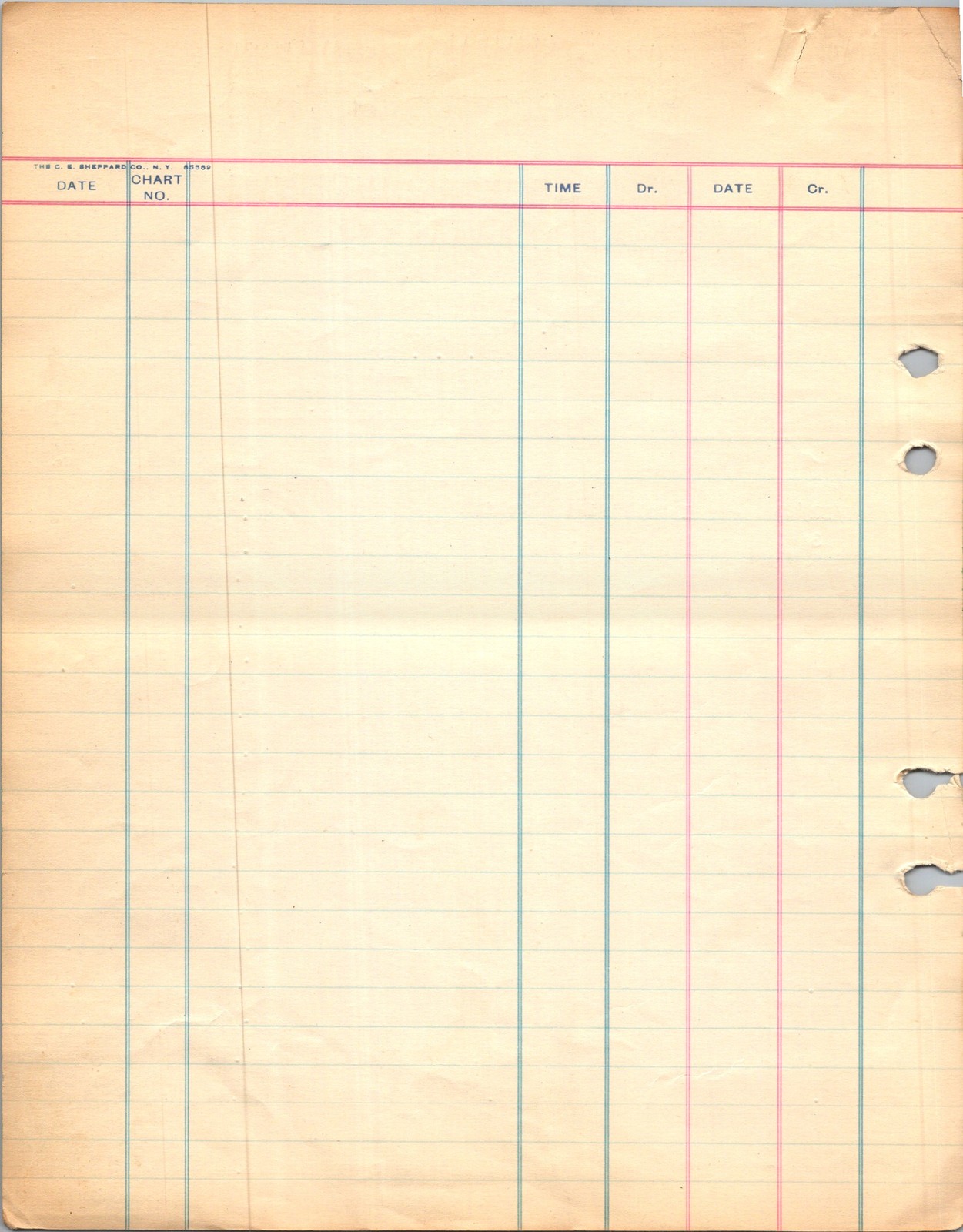 1920s Dental Odontogram & Payment Ledger Card Mr. Farley Cox West Orange NJ