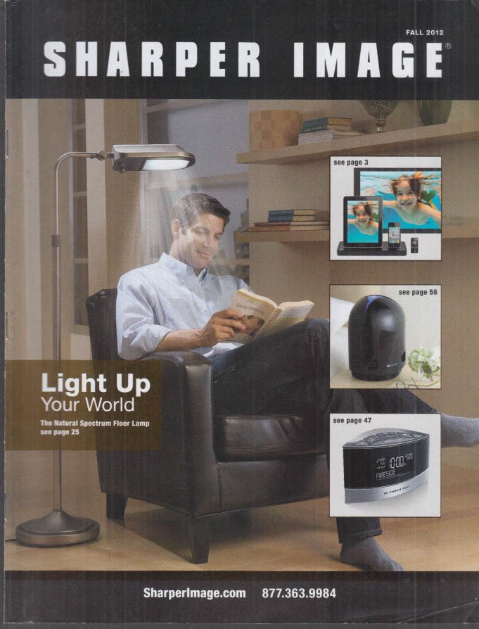 Sharper Image Catalog Fall 2012 electronics furniture sports grooming Pac-Man +
