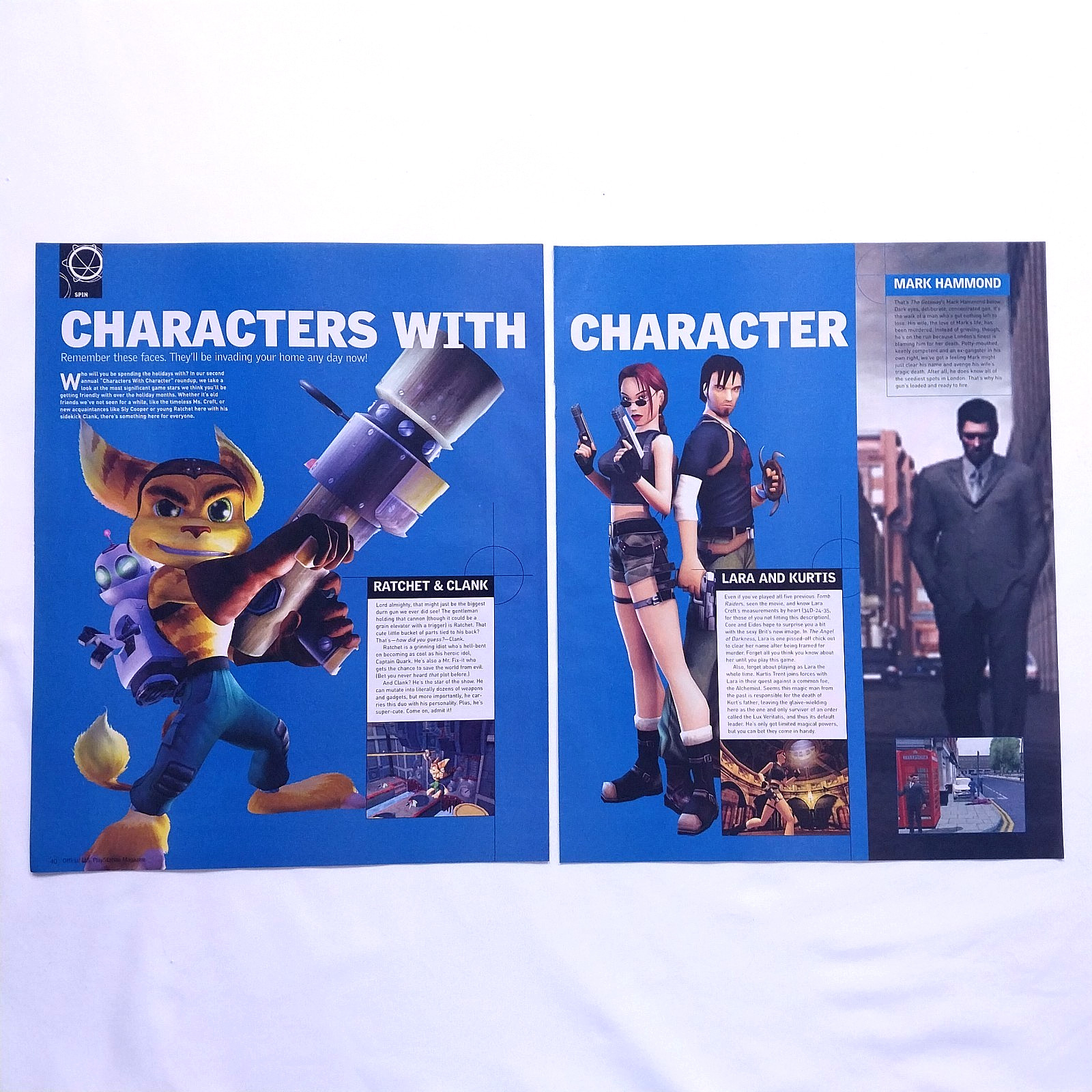 2002 Characters with Character Ratchet Lara Croft Sly Cooper Article 4 Pages