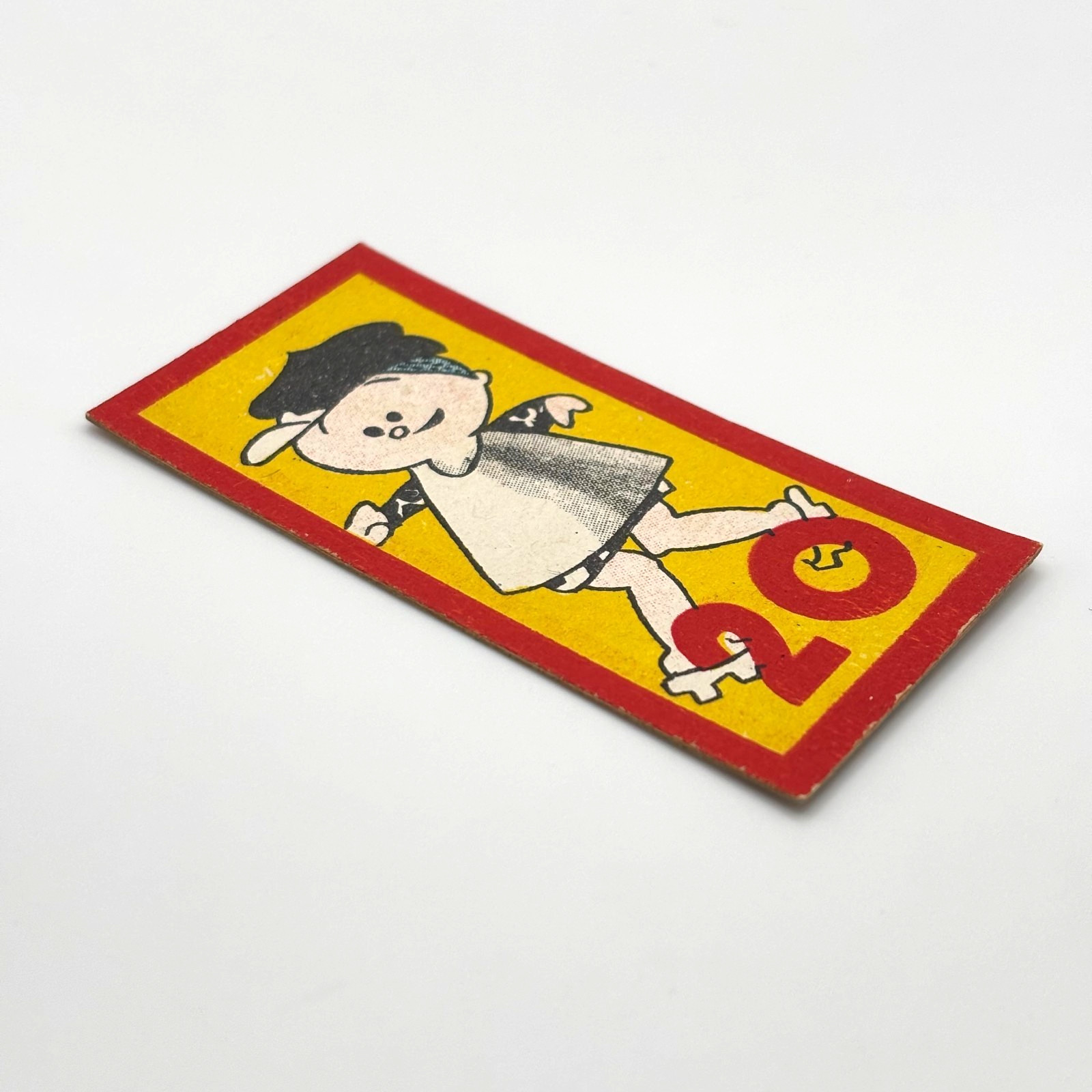 Vintage Japanese Menko Point Card Early Showa Era Original Illustration Paper