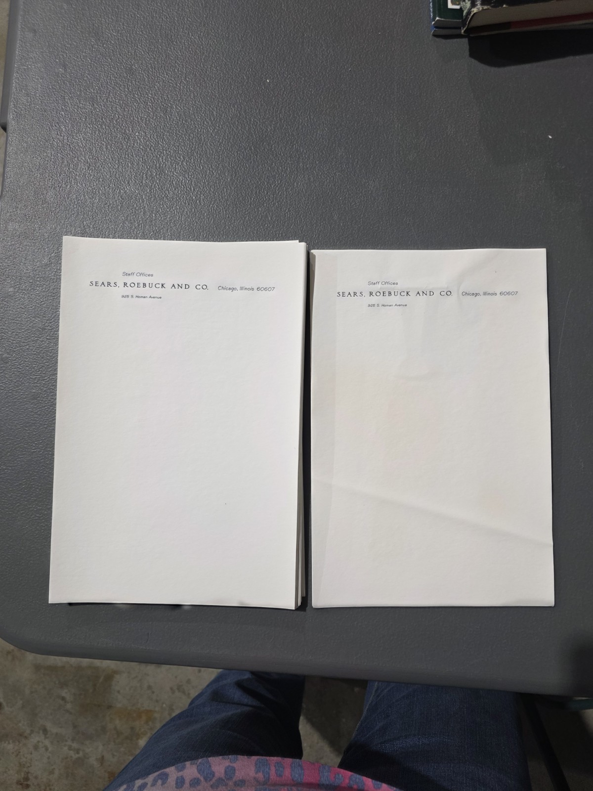 VTG ~ 84 Sheets Typewriter Paper SEARS, ROEBUCK & CO Home Office in Chicago, IL