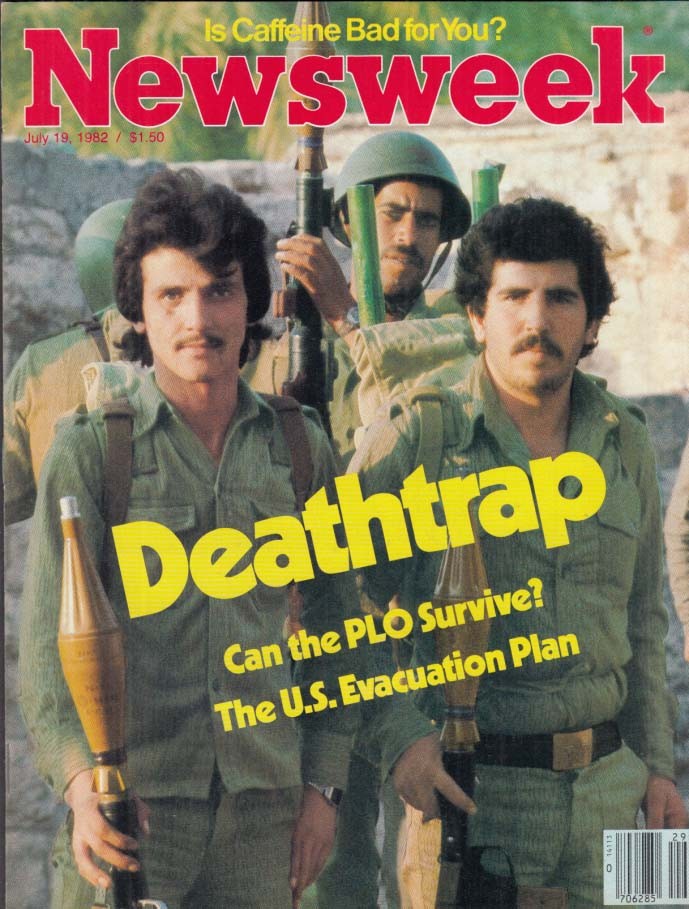 NEWSWEEK 7/19 1982 PLO Evacuation Plan; Computer Camp; Cola War; Grand Kabuki