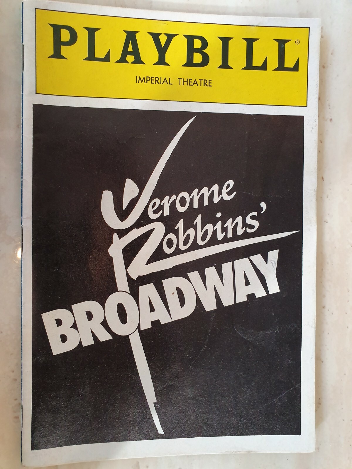 JEROME ROBBINS BROADWAY -SUSANN FLETCHER ANGELO H. FRABONI NANCY HESS SCOTT WISE