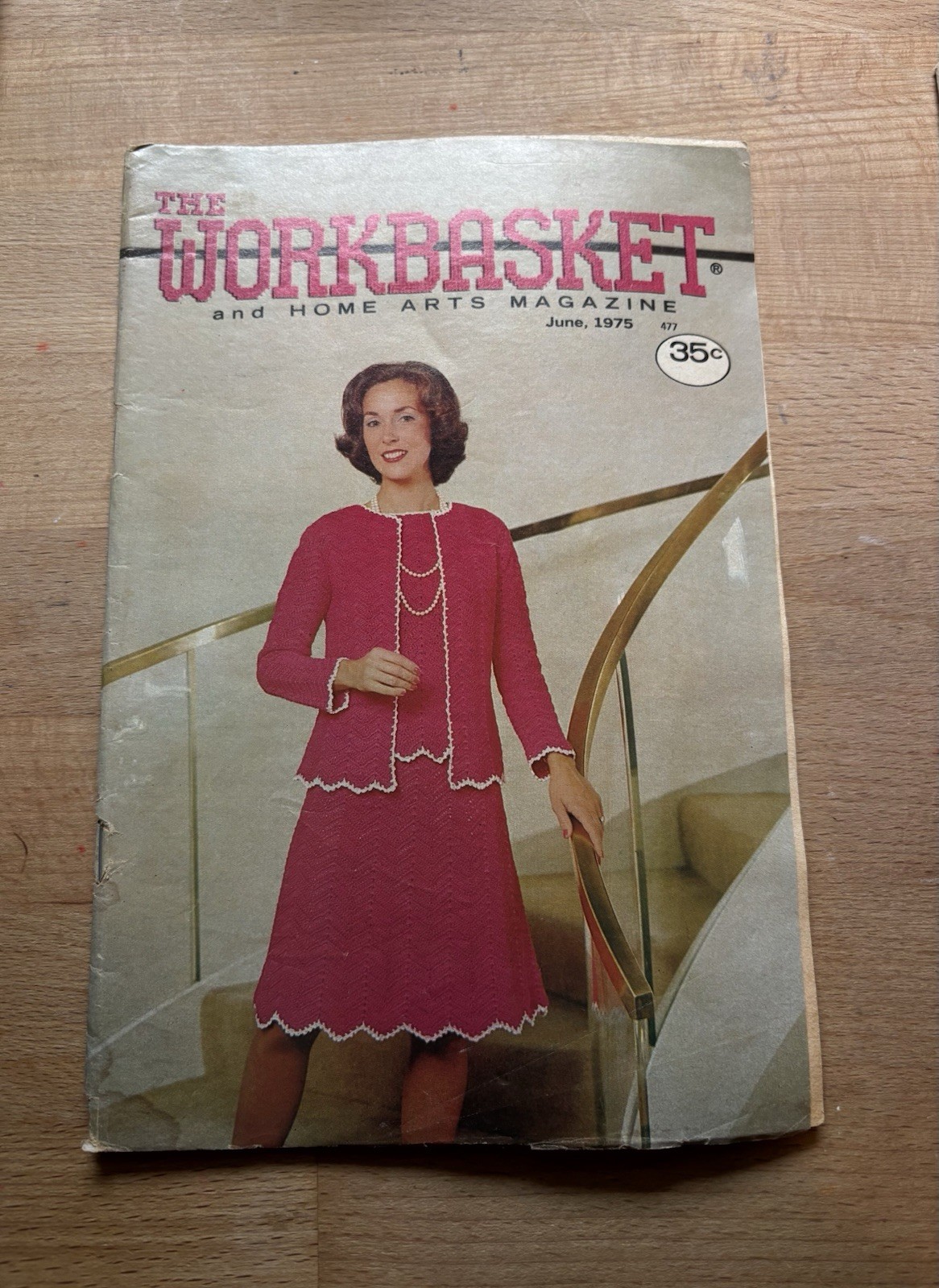 Vintage The Workbasket Magazine Lot 1970s Crochet Sewing Needlework 6 Issues