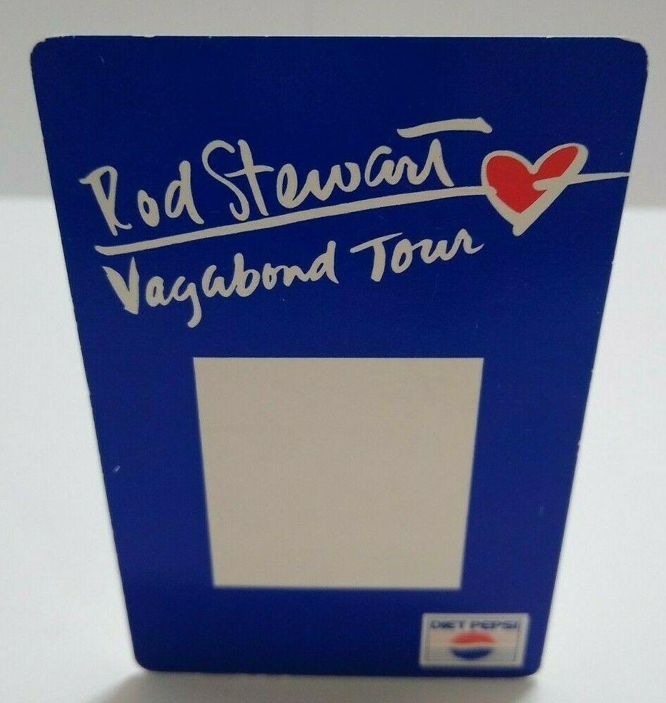 Rod Stewart Backstage Pass Vagabond Heart Tour Original 1991 Pop Music Concert