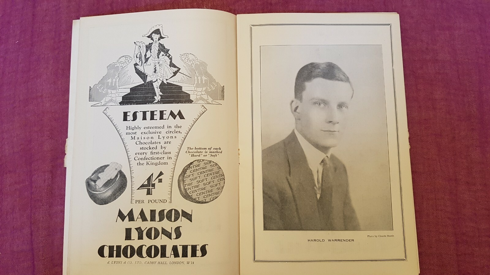 1929 Theatre Programme Her Past – Alice Delysia Paul Cavanagh Violet Vanbrugh