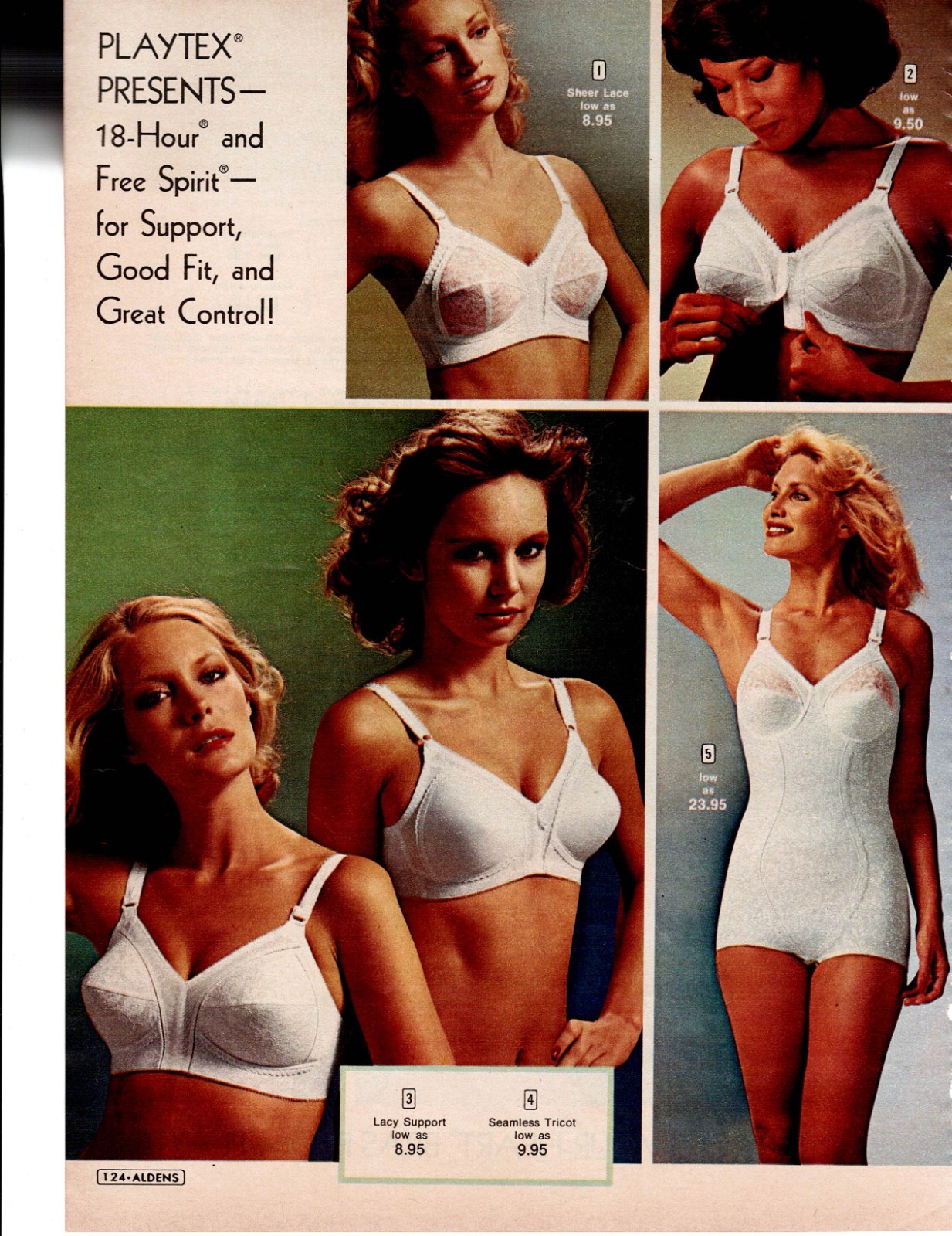 VINTAGE 70’S LADIES BRAS PHOTO CATALOG ADS PRINTS