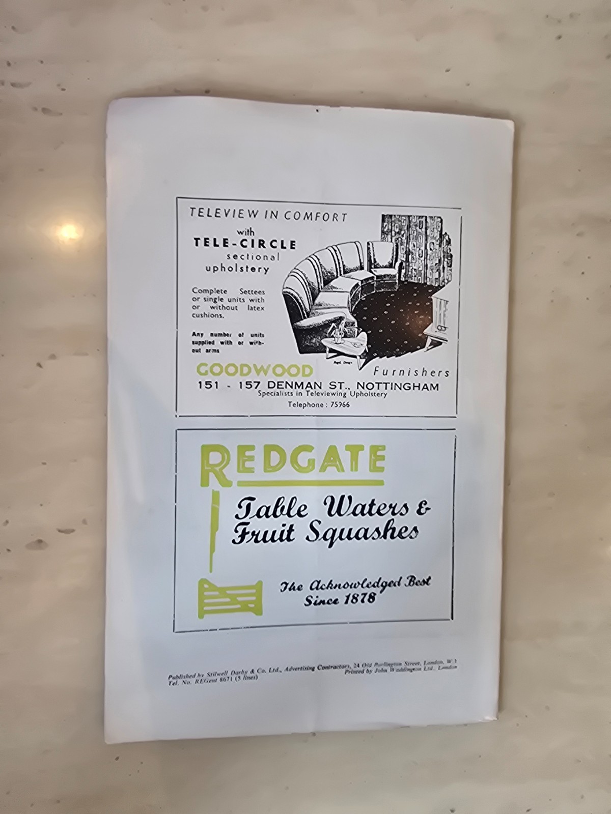 1960s Chips With Everything Theatre Programme – Paul Darrow Michael Redfern