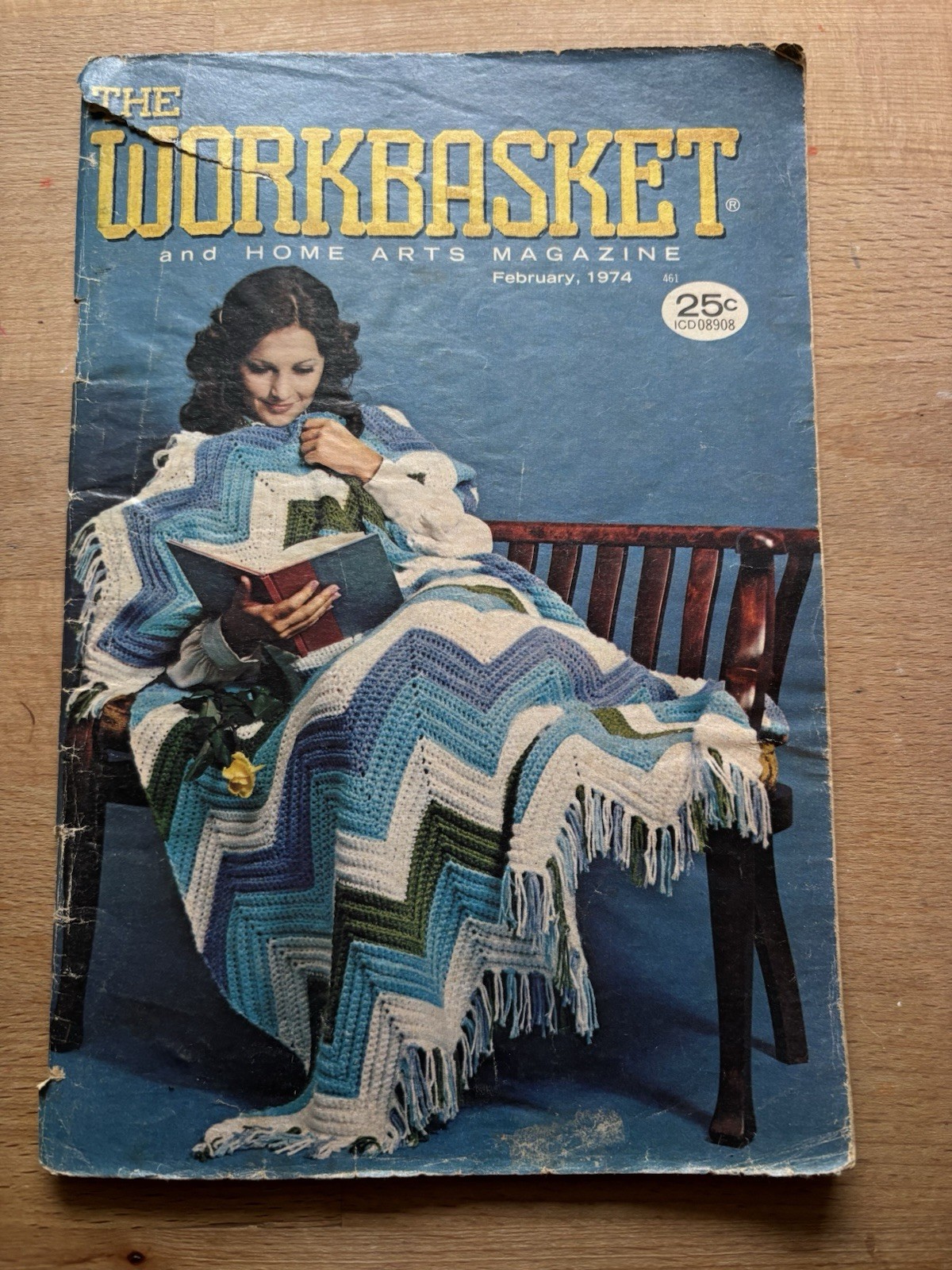 Vintage The Workbasket Magazine Lot 1970s Crochet Sewing Needlework 6 Issues