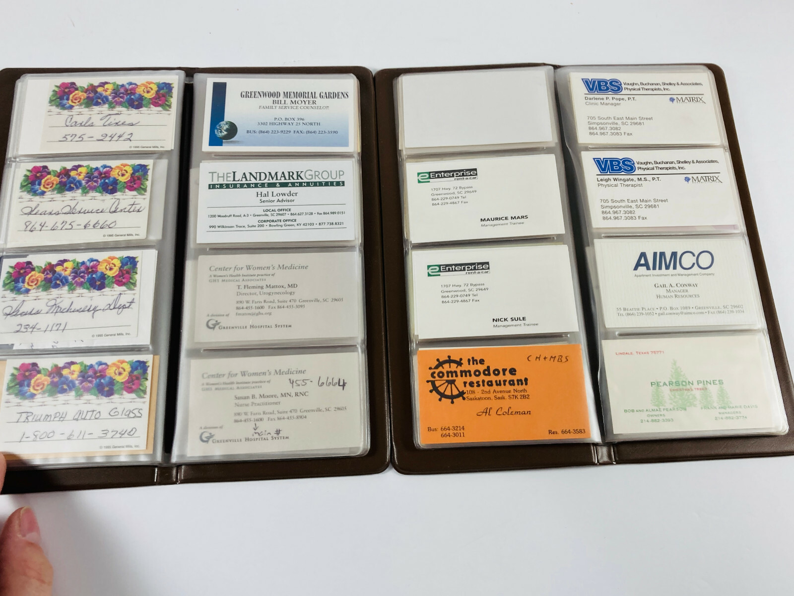 Lot (150+) Vintage South Carolina SC Business Cards advertising 70s 80s 90s