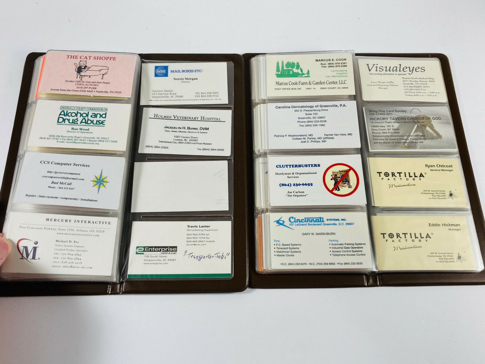 Lot (150+) Vintage South Carolina SC Business Cards advertising 70s 80s 90s