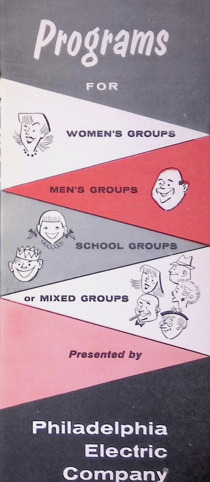 Philadelphia Electric Co Programs Brochure c1950s Mid-Century Type