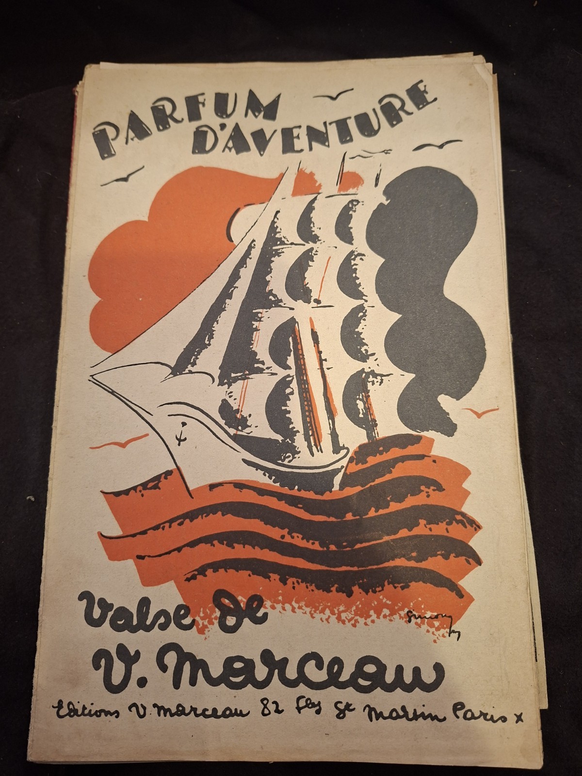 Marceau Adventure Perfume Sheet Music