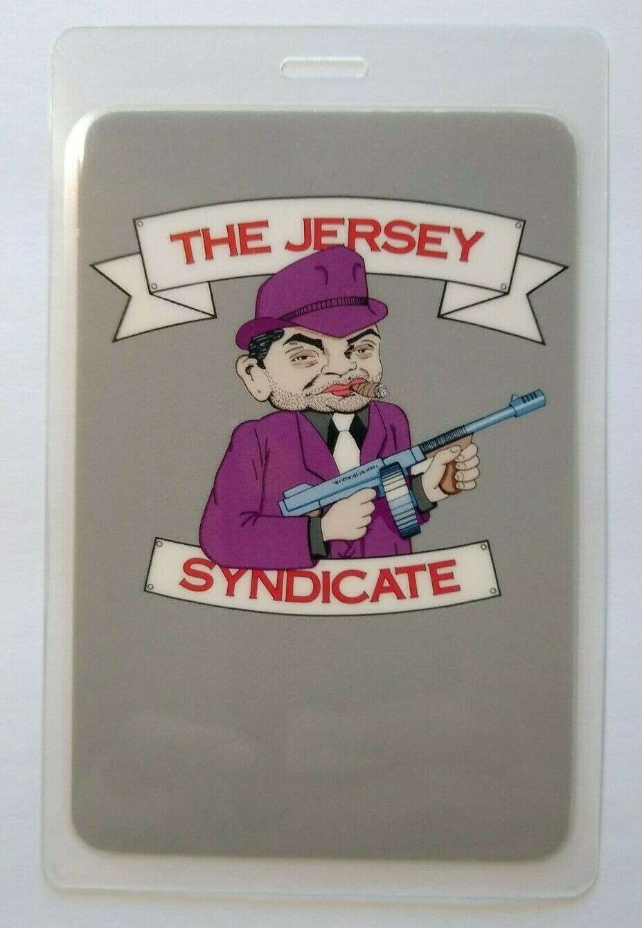 Bon Jovi New Jersey Syndicate Backstage Pass Original 1988 Gangster Machine Gun