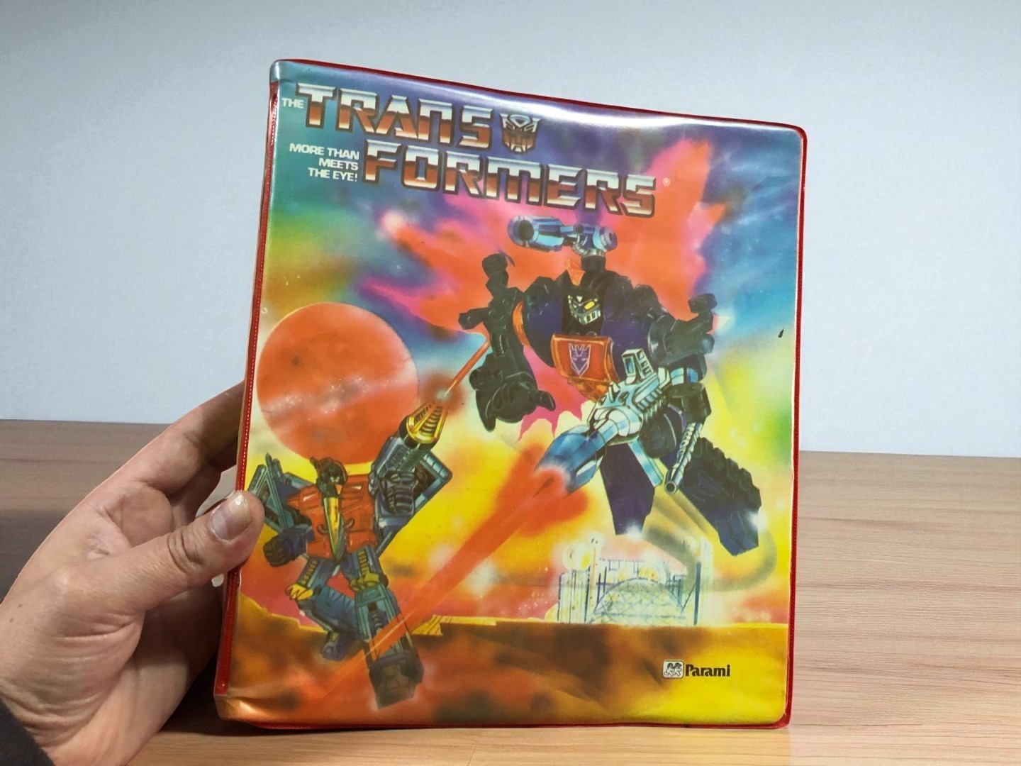 Transformers G1 Vintage 80s Folder Argentina Rare Variant Robot Memorabilia