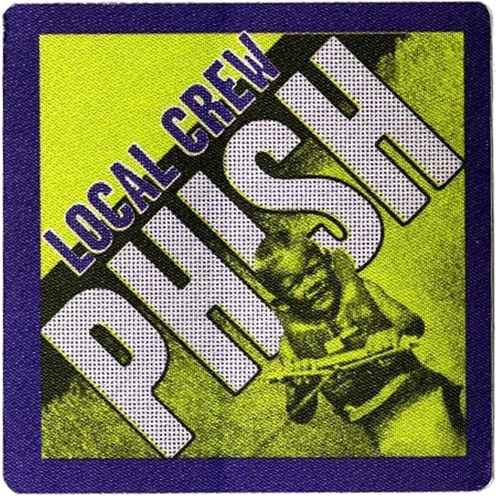 Phish 1997 Slip Stitch and Pass concert tour Working Crew Backstage Pass