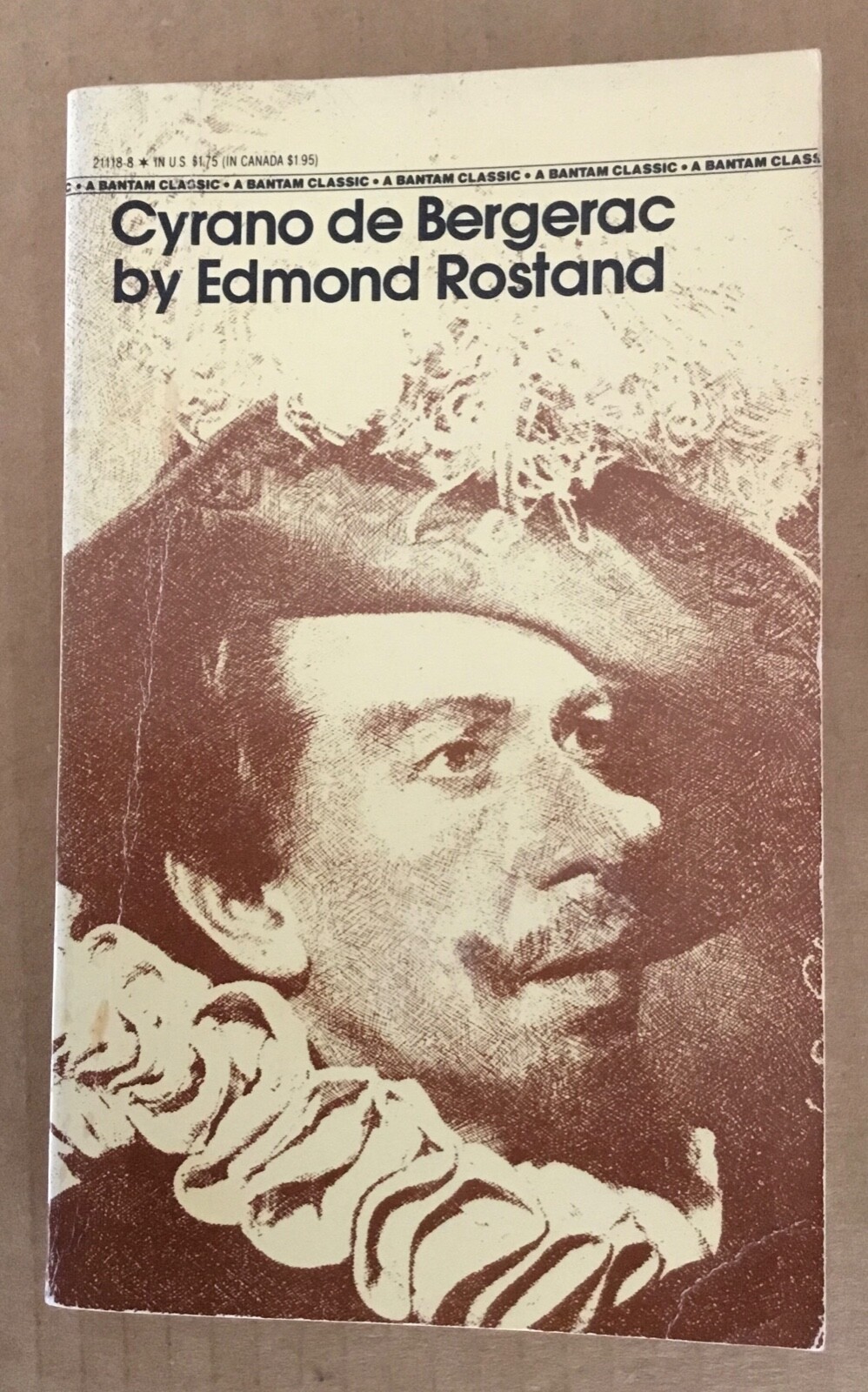 Cyrano de Bergerac Edmond Rostand 1982 vintage paperback Bantam book Jose Ferrar