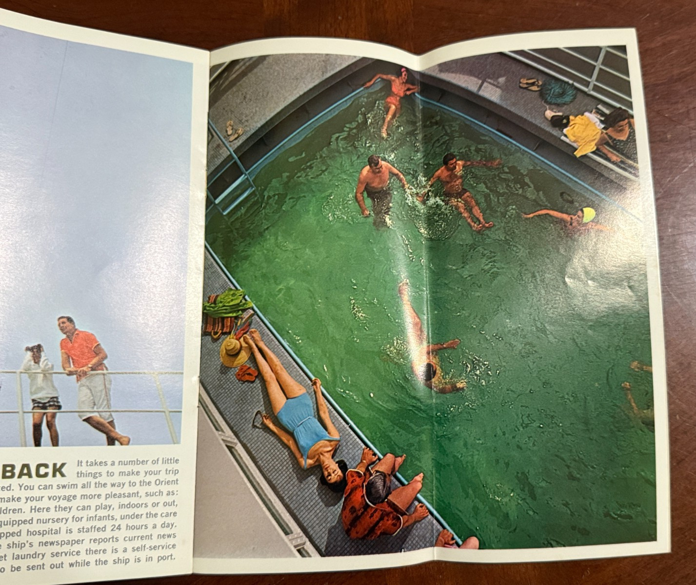 AMERICAN PRESIDENT LINES S.S President Roosevelt Brochure 1962