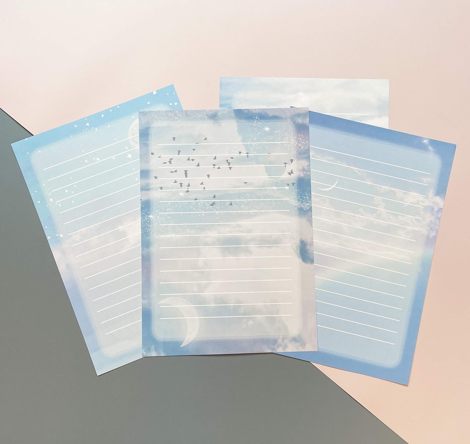 Stationery Paper and Envelope Set, 40 Lined Stationery Paper for Writing Lett…