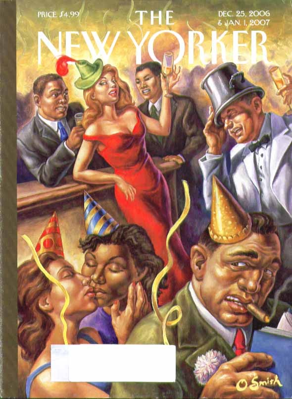 New Yorker cover O Smith Harlem New Year’s Eve Party at bar 12/25 2006 1/1 2007